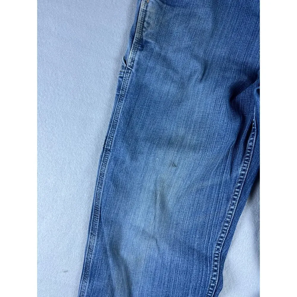 Carhartt Denim Jeans 36x34 Relaxed Fit Baggy Dark wash Work wear carpenter